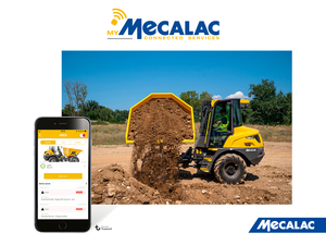 Jetzt auch für Baustellenkipper verfügbar: Die Telematiklösung MyMecalac Connected Services. (Bild: Mecalac)